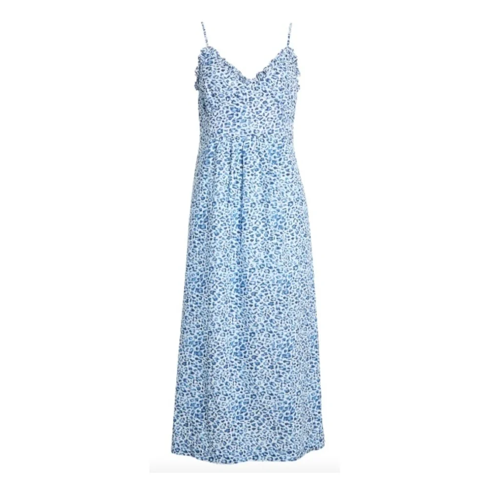 NWOT Baum Und Pferdgarten Adianna Leopard Print Organic Cotton Midi Dress